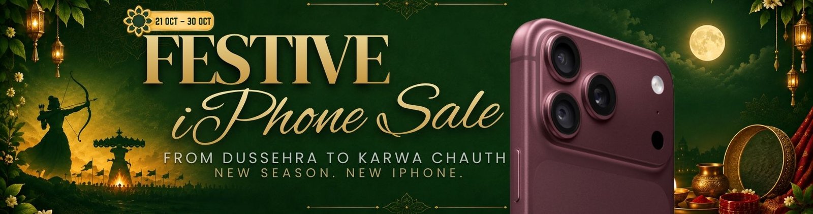 Festive iPhone Sale, 21 to 30 October, from Dussehra to Karwa Chauth
