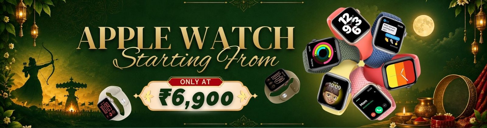 Apple Watch starting from ₹6,900