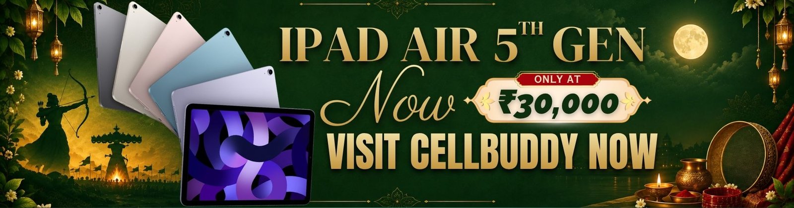 iPad Air 5th generation now at ₹30,000