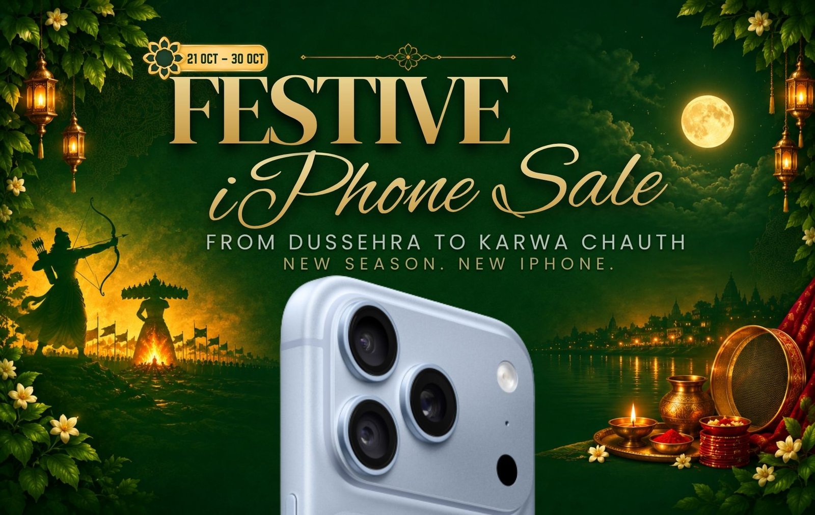 Festive iPhone Sale, 21 to 30 October, from Dussehra to Karwa Chauth