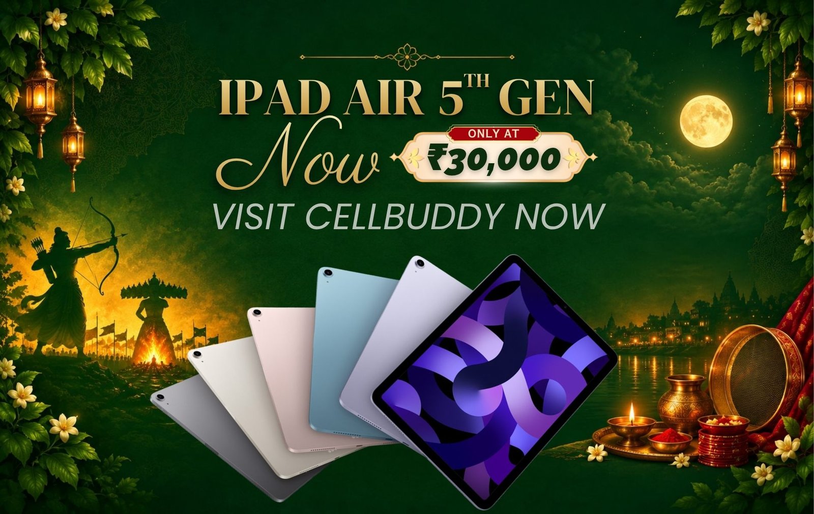 iPad Air 5th generation now at ₹30,000