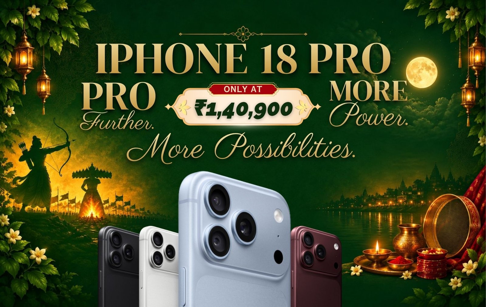 iPhone 18 Pro only at ₹1,40,900