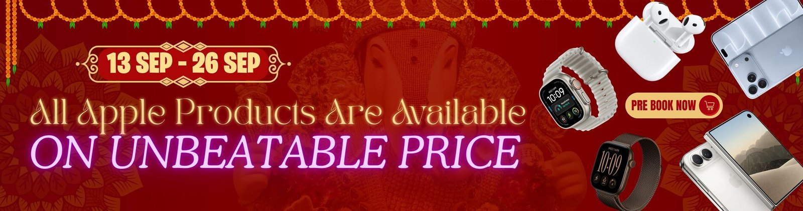 ganesh chaturthi sale offers on refurbished iPhones and Apple products