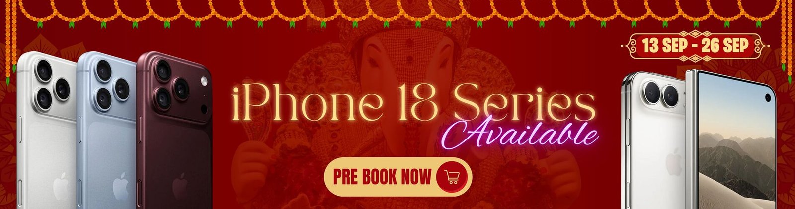 Refurbished iPhones and Apple products sale banner by CellBuddy India
